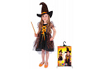 Rappa Kinderkostüm Hexe Sternchen (L) Hexe / Halloween