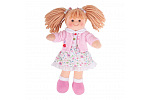 Rappa Bigjigs Toys Stoffpuppe Poppy 28 cm