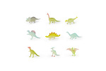 Rappa Dinosaurier leuchten im Dunkeln 9 Stk. im Beutel