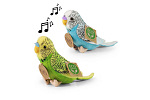 Rappa Plüschsittich mit Sound 11 cm 2 Arten ECO-FRIENDLY