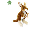 Rappa Plüsch-Känguru mit Jungtier 27 cm ECO-FRIENDLY