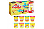 HASBRO - Play-Doh 8er Pack Becher V2, Sortiment