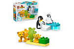 LEGO Duplo 10442 Familien von Wildtieren: Pinguine und Löwen