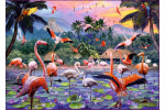 Ravensburger Rosa Flamingos 1000 Teile
