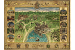 Ravensburger Harry Potter: Karte von Hogwarts 1500 Teile