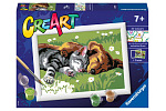Ravensburger CreArt Schlafender Hund und Katze