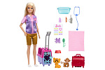 Mattel Barbie PUPPEN RETTET TIERE - BLONDINE