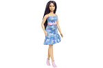 Mattel Barbie MODEL - BLAUES KLEID MIT SCHMETTERLINGEN