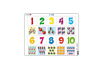 Dino ZAHLEN 1-10 10 Stk. EDU Puzzle