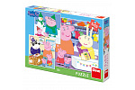 Dino Sonstige Dino Kinderpuzzle Peppa Pig: Fröhlicher Nachmittag 3X55D