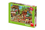 DINO Puzzle Der kleine Maulwurf in der Küche 100XL D