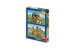 Dino SOUBOJ DINOSAURŮ 2x48 Puzzle
