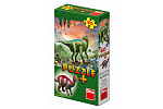 Dino Puzzle Dinosaurier + Figur 60D