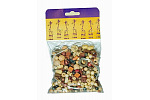Detoa Mix Holzperlen 100g braun-natur