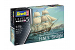 Revell Plastikmodellbausatz Schiff 05458 - H.M.S. Beagle (1:96)