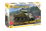 Zvezda Modellbausatz Panzer 5063 - M4 A2 (75mm) Sherman Mittlerer Panzer (1:72)
