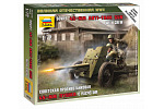 Zvezda Wargames (WWII) Figuren 6112 - Sowjetische Kanone 45mm (1:72)