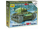 Zvezda Wargames (WWII) Panzer 6141 - Sowjetischer Schwerer Panzer KV-1 (1:100)