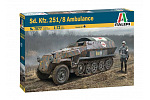 Italeri Modellbausatz Militär 7077 - Sd.Kfz. 251/8 Krankenwagen (1:72)