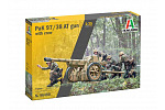 Italeri Modellbausatz Figuren 96460 - Pak 97/38 AT Kanone mit Besatzung (1:35)