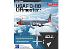 Academy Modellbausatz Flugzeug 12634 - USAF C-118 Liftmaster (1:144)