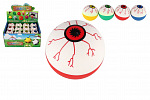Teddies Ball/Hüpfball Auge Schaum 6cm 4 Arten