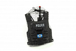 Teddies Set Polizei Pistole und Helm mit Zubehör aus Kunststoff 38cm im Netz