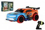 Teddies Auto RC sportlich Kunststoff 2,4GHz 13cm batteriebetrieben orange in Schachtel 24x12x14cm