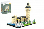 KOCO Bausteinset mini KOCO Big Ben Kunststoff 523 Stück in Schachtel 12,5x17x7cm