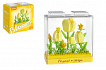 KOCO Baukasten mini KOCO Tulpen Kunststoff 295 Stück in Schachtel 11x12x5cm