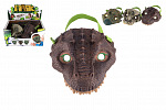 Teddies Dinosauriermaske aus Gummi 15x18cm, verschiedene Arten