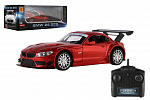 Teddies RC-Auto BMW Z4, Kunststoff, 18 cm, 2,4 GHz-Fernbedienung. batteriebetriebene Steuerung mit Licht in Box 29x11x14cm