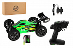 Teddies Auto RC Buggy Bonzai Jubatus Geländewagen 30cm Kunststoff grün 2,4GHz mit Batterie.+2xdob. Pack in der Schachtel. 40x14x21
