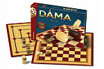 Bonaparte Dame + Mühle Gesellschaftsspiel in Schachtel 33x23x4cm