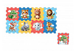 Schaumpuzzle Zoo-Tiere 30x30x1cm 8 Stück in Folie 10m+
