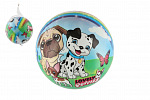 Teddies Ball Hunde aufgeblasen 23cm im Netz