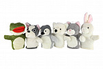 Teddies Handpuppe Tier Plüsch 25-30cm 6 Arten 0+