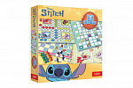 Trefl Set mit 15 Spielen Stitch Brettspiel in einer Box 24,5x24,5x5,5cm