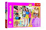 Trefl Puzzle Glitter Glitzernde Barbie 48x34cm 100 Teile in Schachtel 33x23x4cm