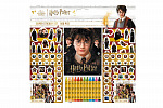 Jiri Models Sticker-Set 500 Stück Harry Potter mit Block und 12 Wachsmalstiften im Beutel