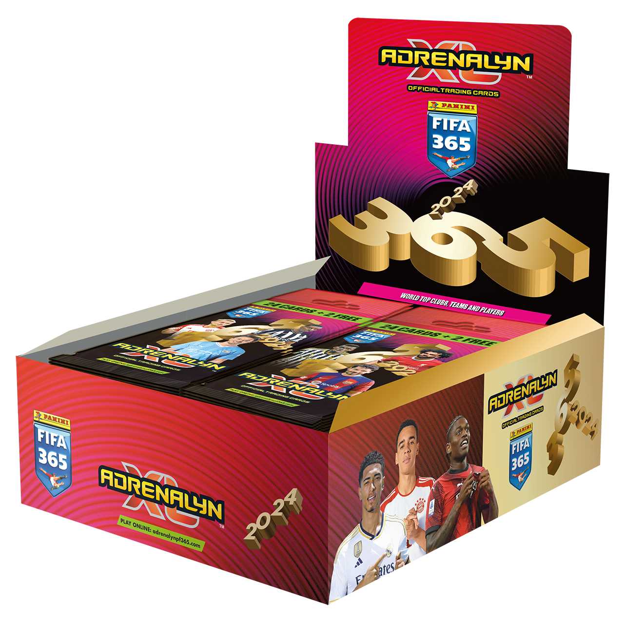 PANINI FIFA 365 2023/2024 - ADRENALYN - plechová krabička (hranatá)