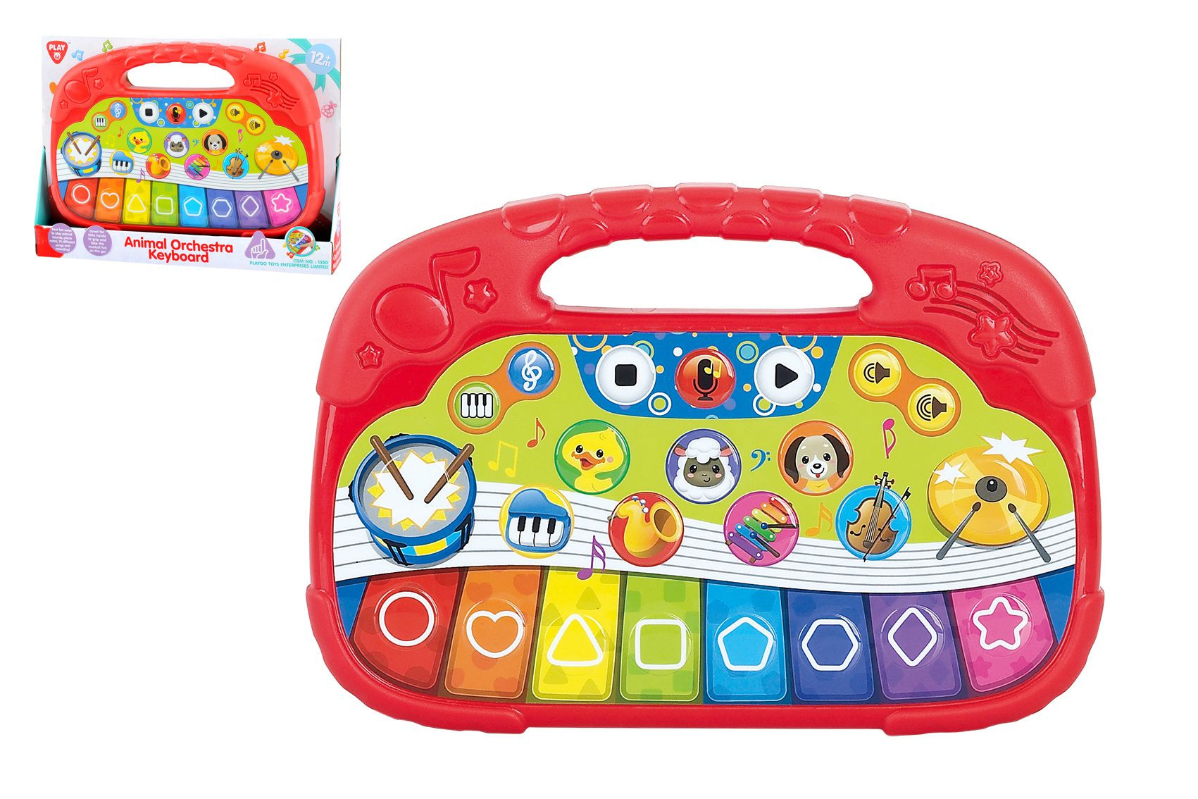 Pianko Zv tka Plast 25cm Pro Nejmen Na Baterie Se Zvukem V Krabici 