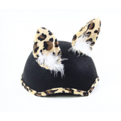 Rappa Dětský klobouk kočka s peřím