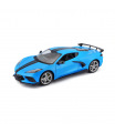 Maisto - 2020 Chevrolet Corvette Stingray Coupe (High Wing), modrá, 1:18