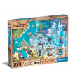 Clementoni Puzzle 1000 dílků Disney Mapa - Frozen