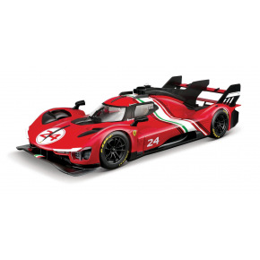 Bburago - RACING, FERRARI 499P MODIFICATA, čevená, 1:18