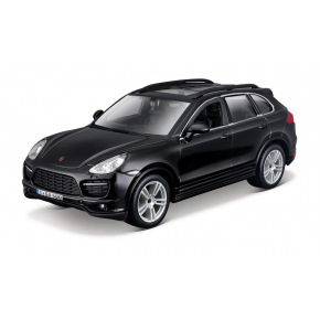 Bburago - Auta HOBBY, Porsche Cayenne Turbo, černá, 1:24