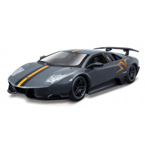 Bburago - Auta HOBBY, Murciélago LP 670-4 SV China Limited Edition, šedá metalíza, 1:24