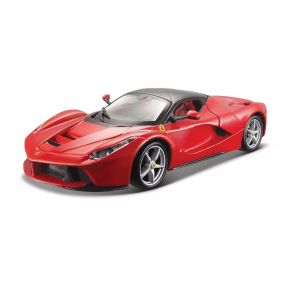 Bburago - RACE+PLAY, Ferrari LaFerrari, červená, 1:24