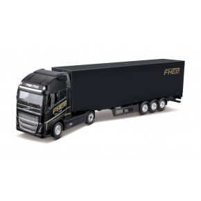 Bburago - Kamion s přívěsem Volvo FH16 Globetrotter 750 XXL/Trailer, FH16, 1:43